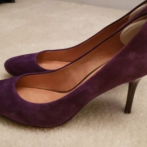 Coach purple suede pumps size 8.5m